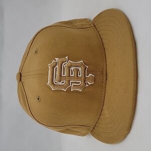 New Era 59Fifty MLB San Francisco Giants Tan Wheat Fitted 7 3/8 Hat